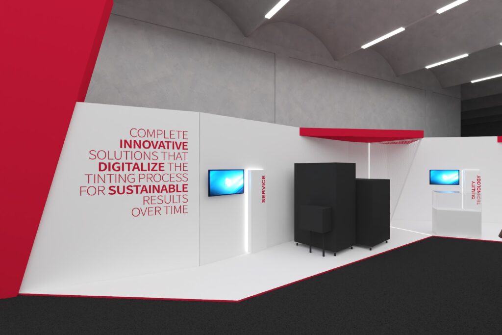 Il progetto dell'allestimento per i 40 anni di Corob