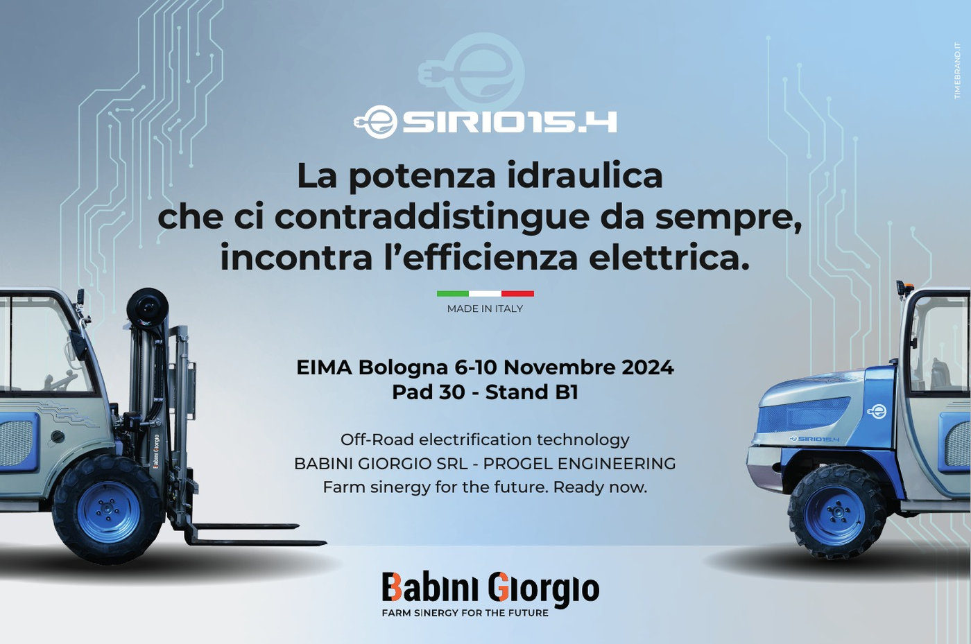 La mezza pagina sul quotidiano per il lancio dell'e-Sirio a EIMA 2024