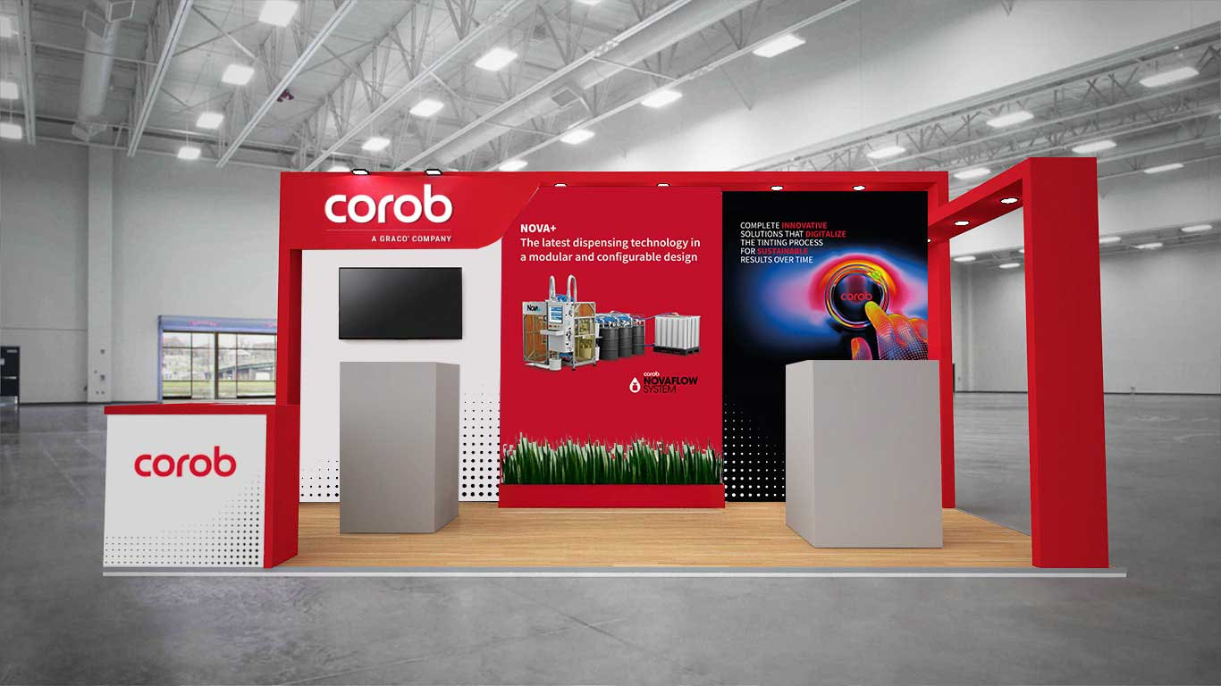 Il progetto dello stand Corob per LACS 2026 a Città del Messico