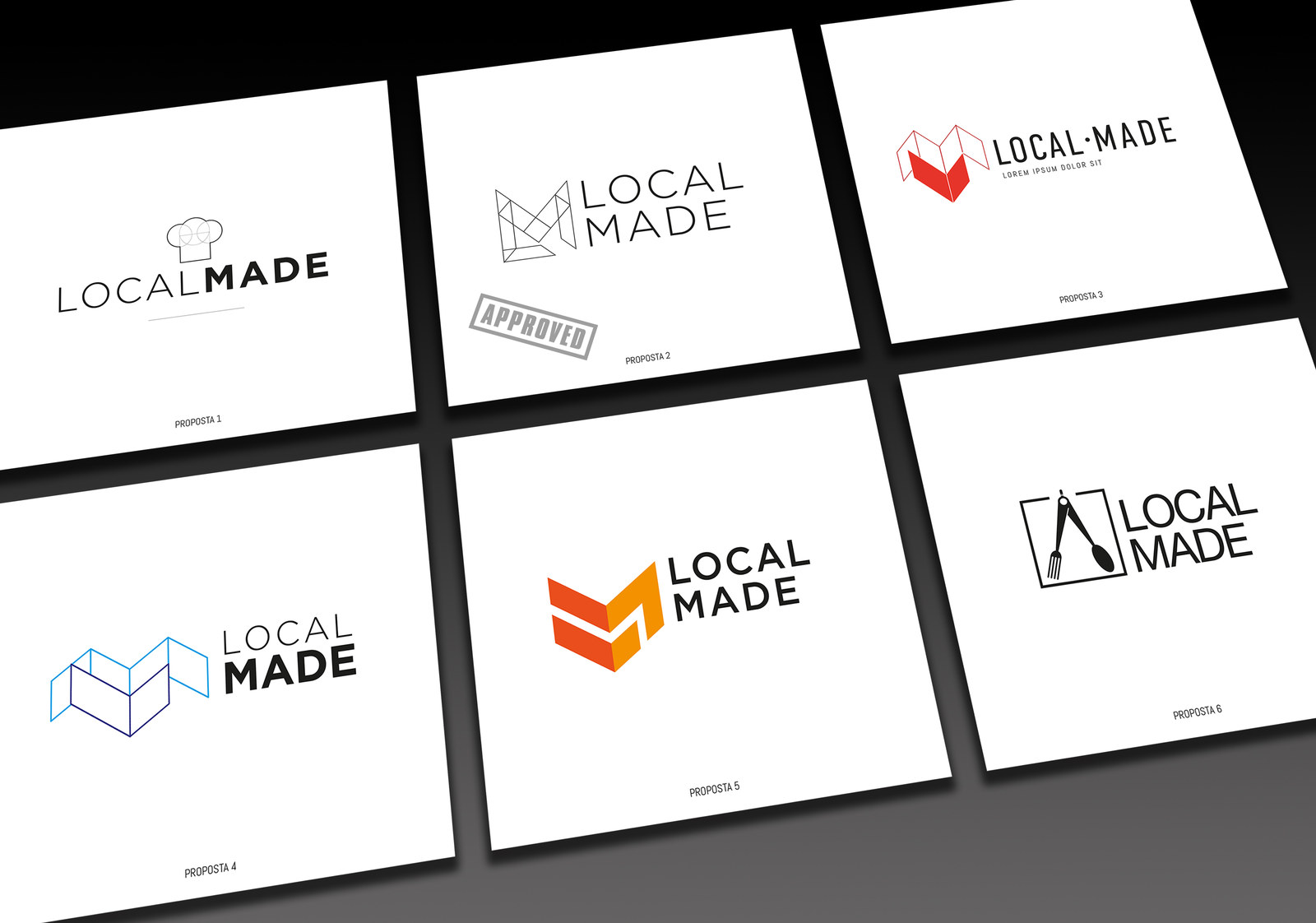 Sei proposte di marchio a confronto, progetto Local Made