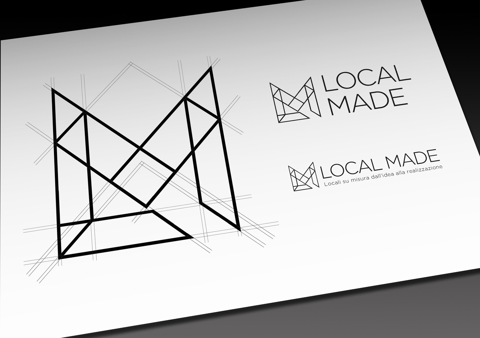 Costruzione geometrica del marchio Local Made